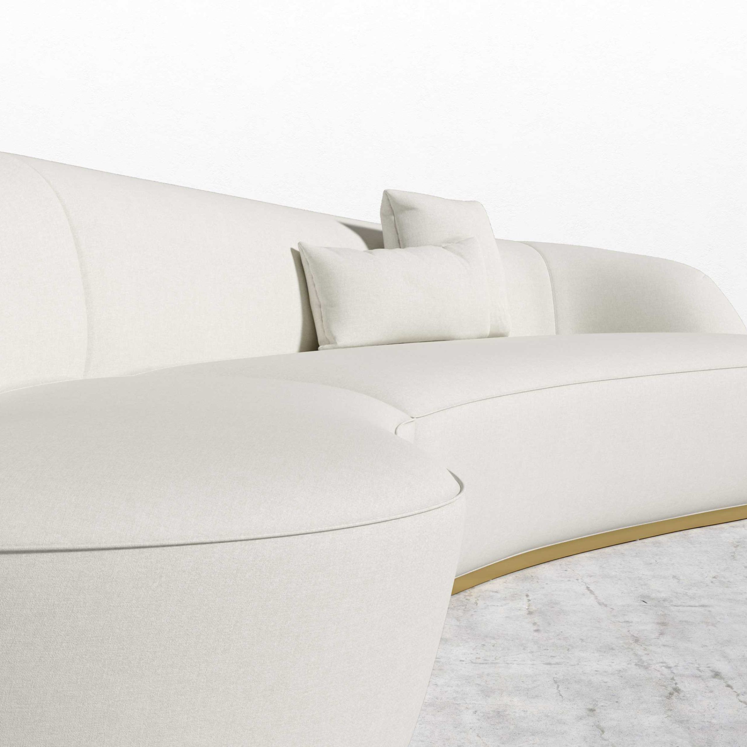 Reya Curved Sectional | Rove Concepts Intended For 130&quot; Curved Sectionals (Photo 5 of 15)