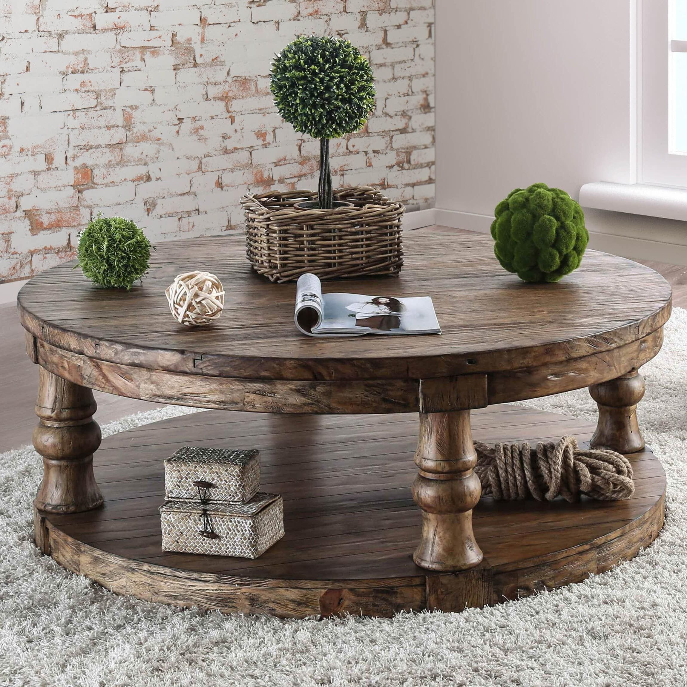 Round Rustic Coffee Table Sets – Rustic Coffee Tables That You Need To With Regard To Rustic Coffee Tables (View 15 of 15)
