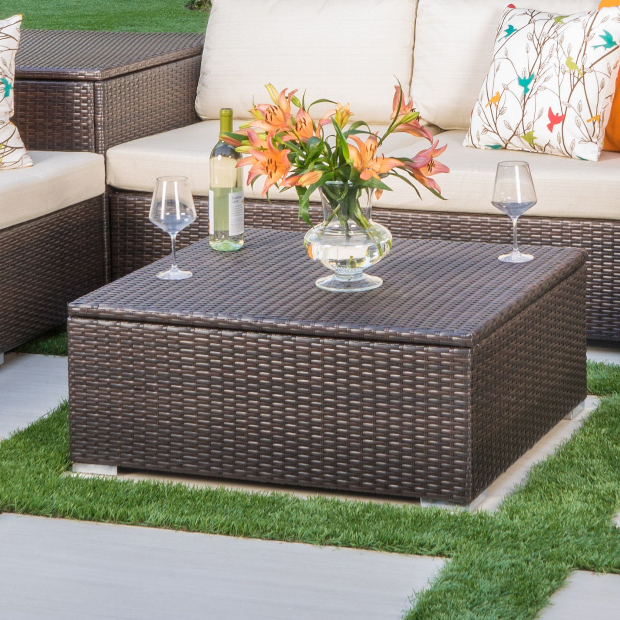 Featured Photo of 15 Best Collection of Outdoor Coffee Tables with Storage