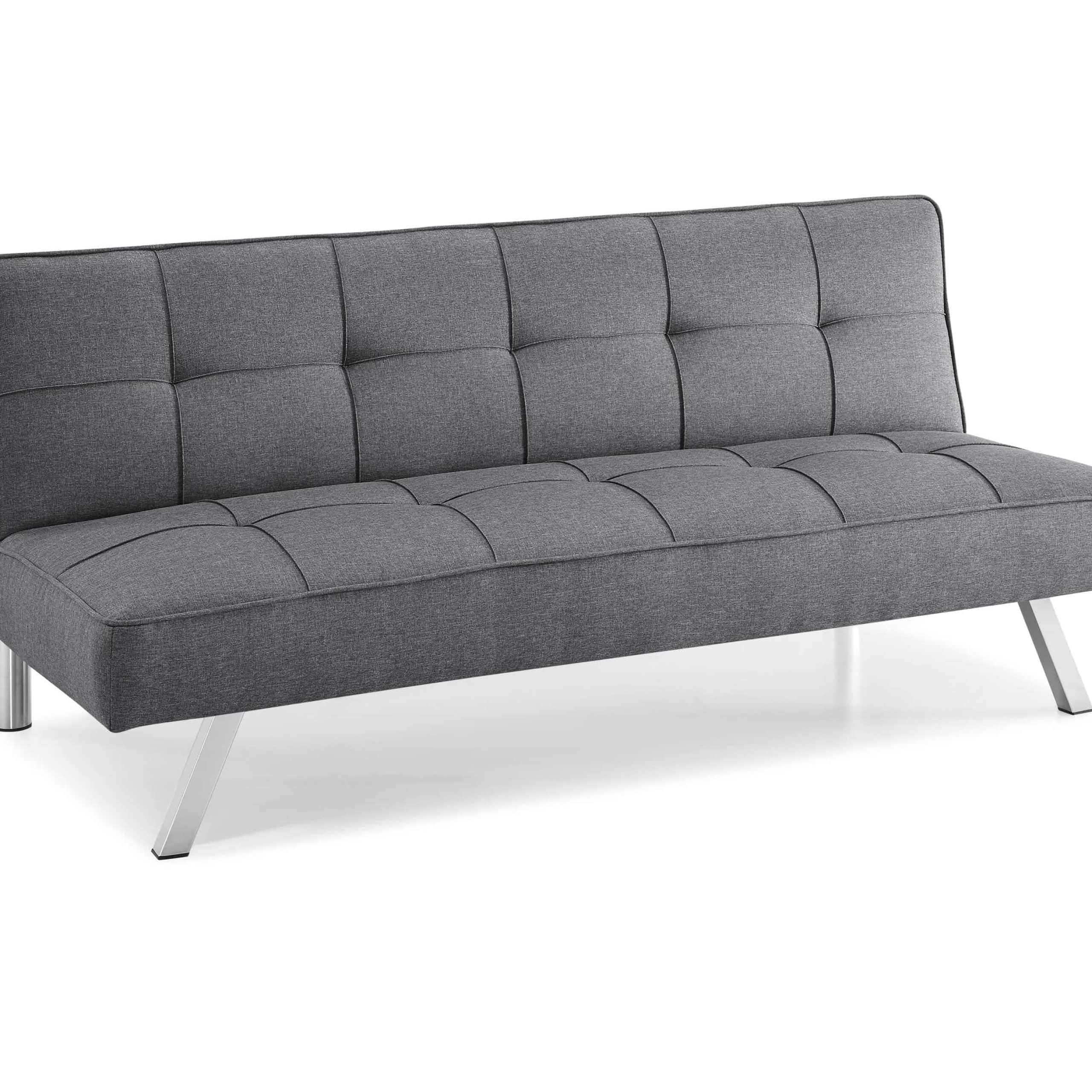 Serta® Corey Light Gray Sofa Bedlifestyle Solutions Regarding Convertible Light Gray Chair Beds (Photo 6 of 15)