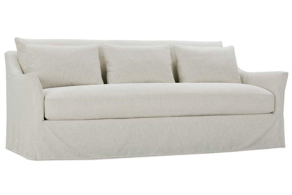 Shauna 85, 98, 110 Inch Oversized Single Bench Seat Slipcovered Sofa Intended For 110" Oversized Sofas (View 6 of 15)