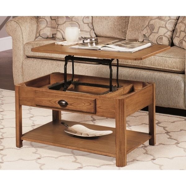 Shop Solid Wood Lift Top Coffee Table – Free Shipping Today – Overstock Pertaining To Wood Lift Top Coffee Tables (Photo 2 of 15)