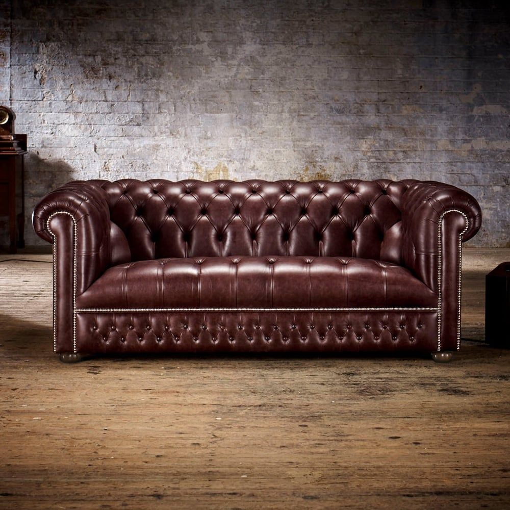 Stanhope 3 Seater Sofa – Sofas From Timeless Chesterfields Uk Inside Traditional 3 Seater Sofas (View 5 of 15)