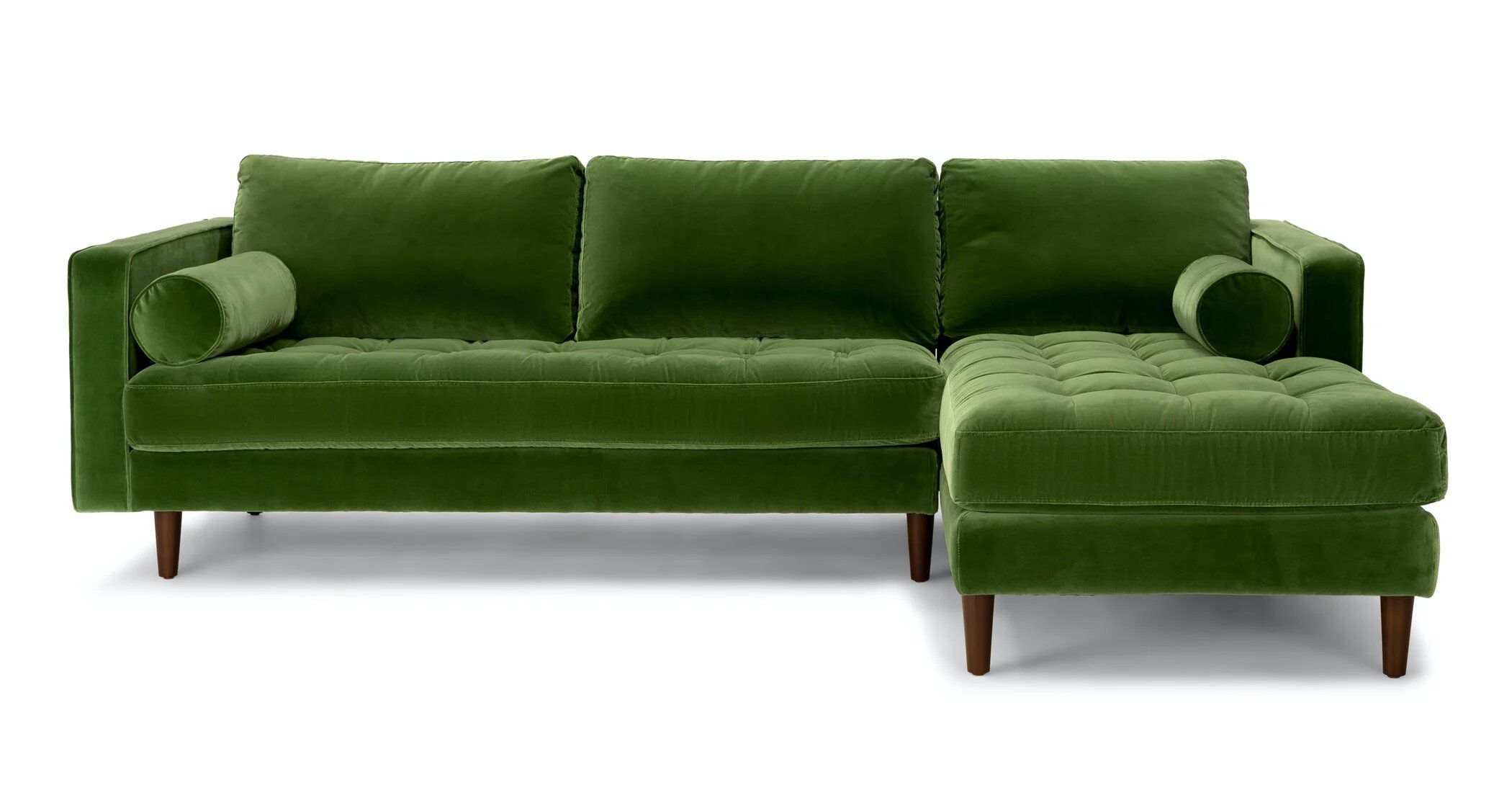 The 9 Best Green Velvet Sofas Of 2022 With 75" Green Velvet Sofas (Photo 3 of 15)