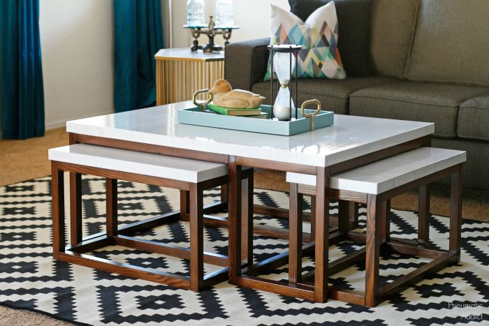 Three Way Nesting Coffee Tables | Ana White With Coffee Tables Of 3 Nesting Tables (Photo 8 of 15)