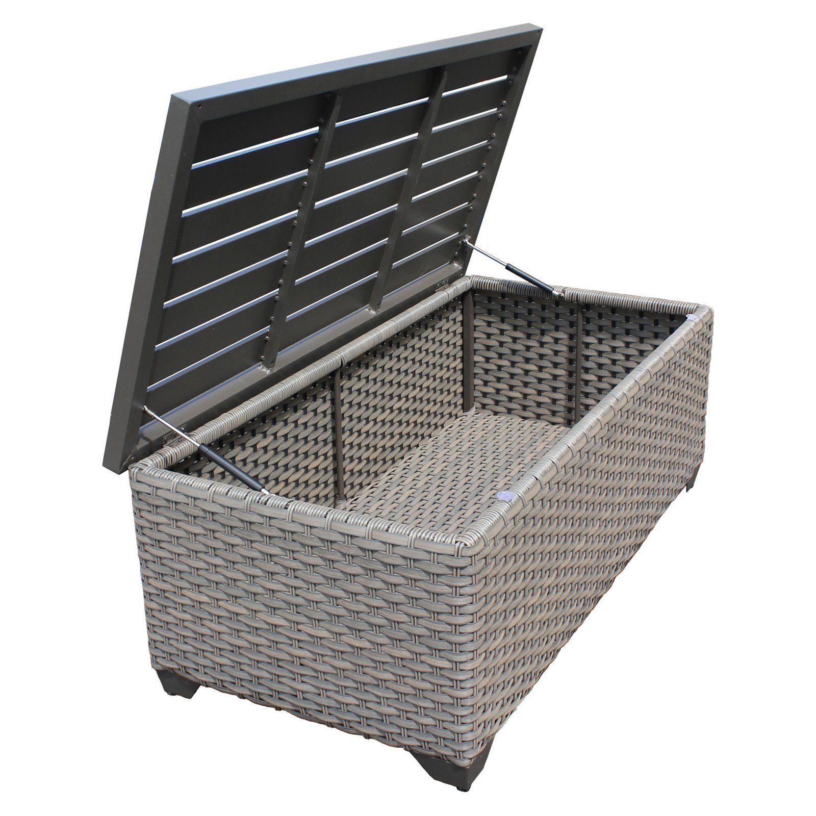 Tk Classics Florence Outdoor Storage Coffee Table | From Hayneedle Regarding Outdoor Coffee Tables With Storage (View 10 of 15)