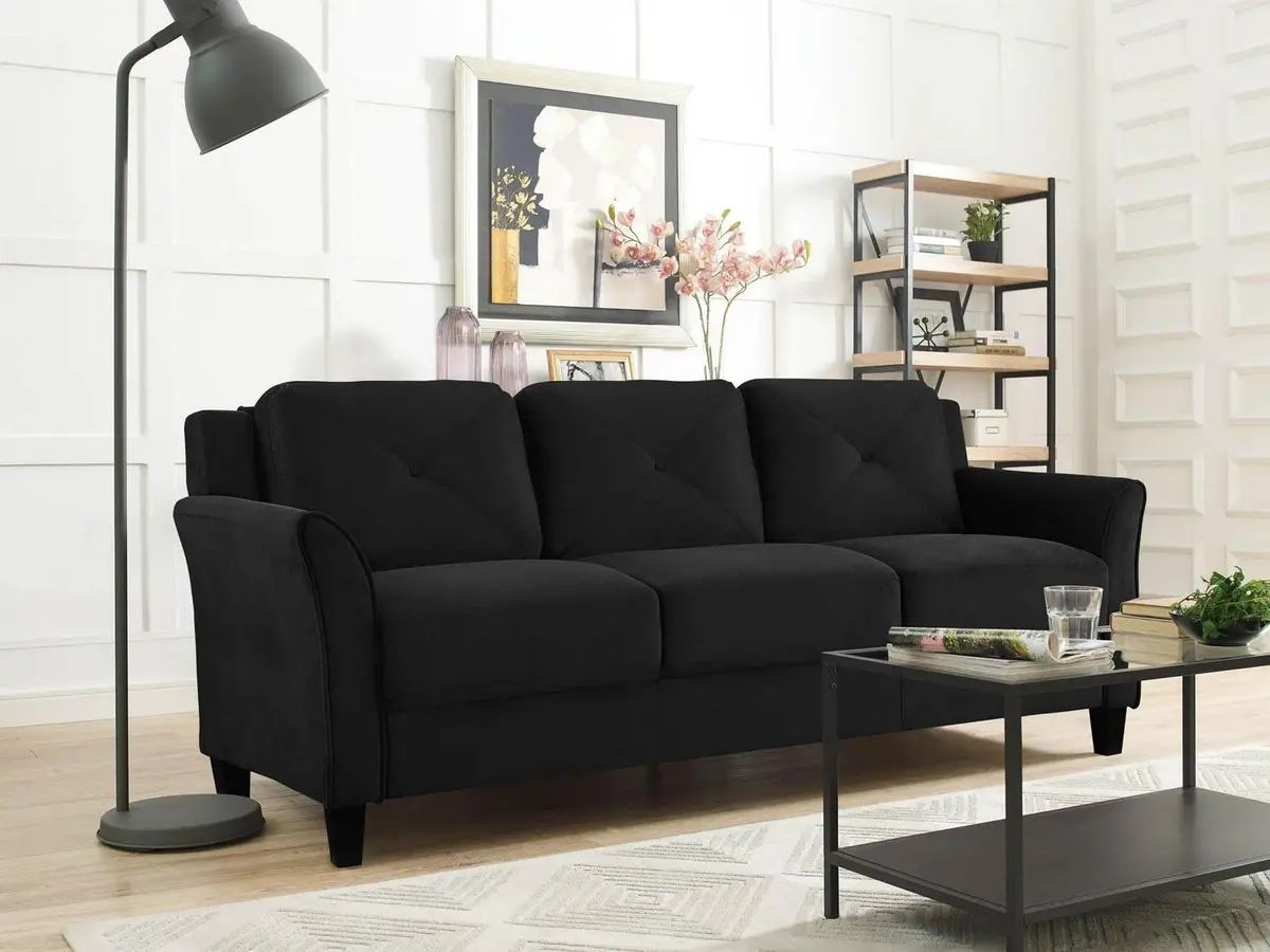 Featured Photo of The 15 Best Collection of Traditional Black Fabric Sofas