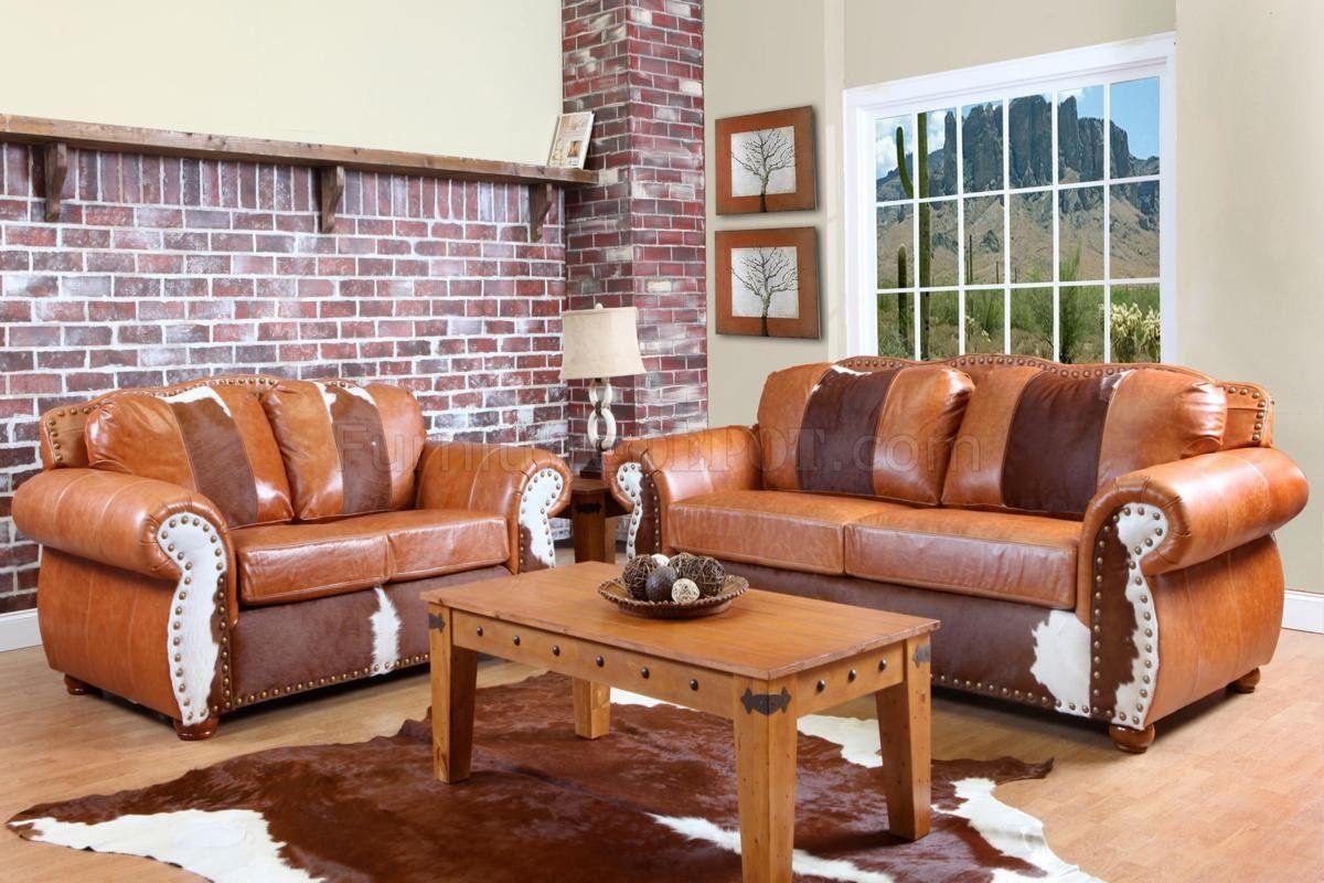 Tri Tone Top Grain Leather Classic Sofa & Loveseat Set W/options Regarding Top Grain Leather Loveseats (Photo 15 of 15)