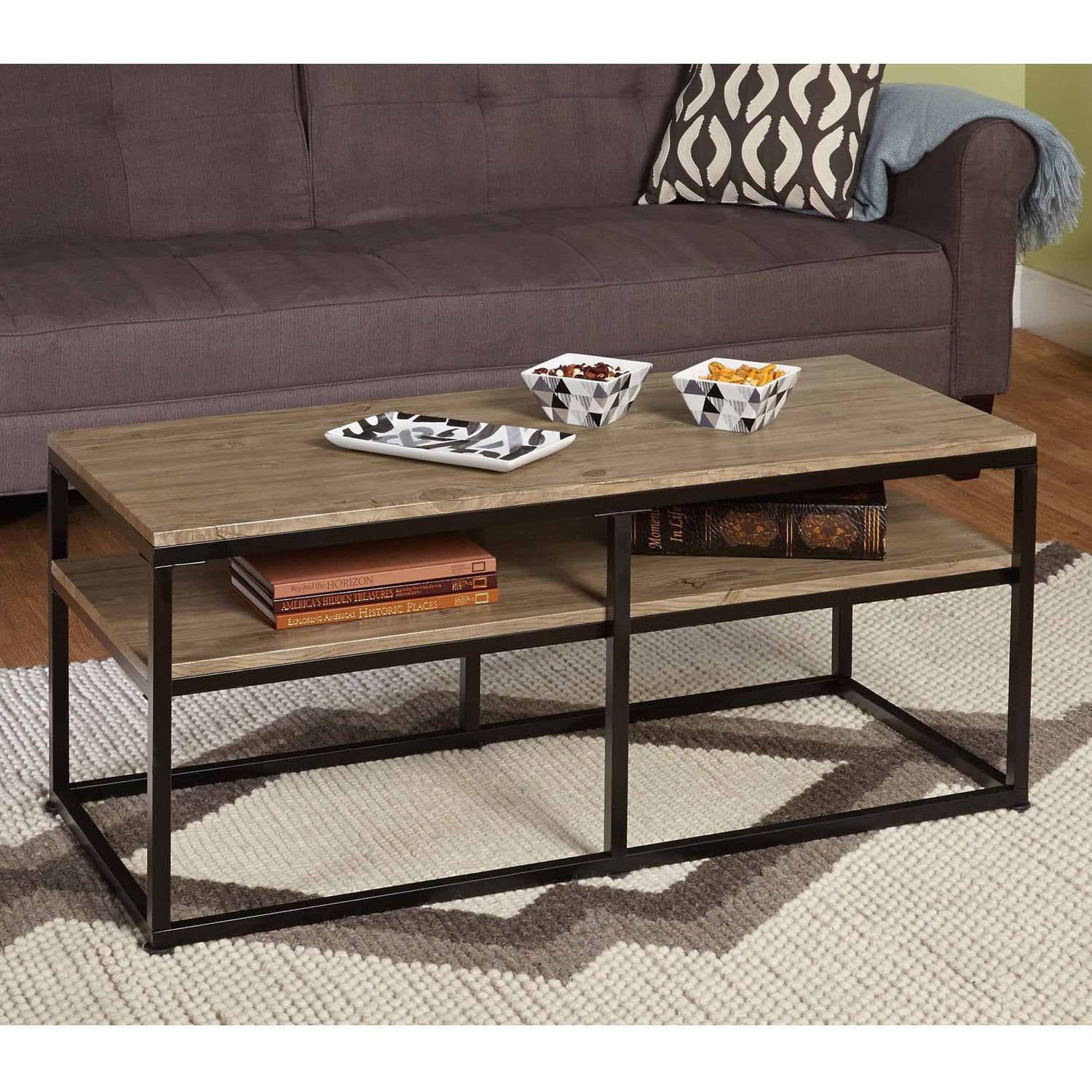 Vie Occasional Coffee Table, 60004nat – Walmart – Walmart Throughout Occasional Coffee Tables (View 15 of 15)