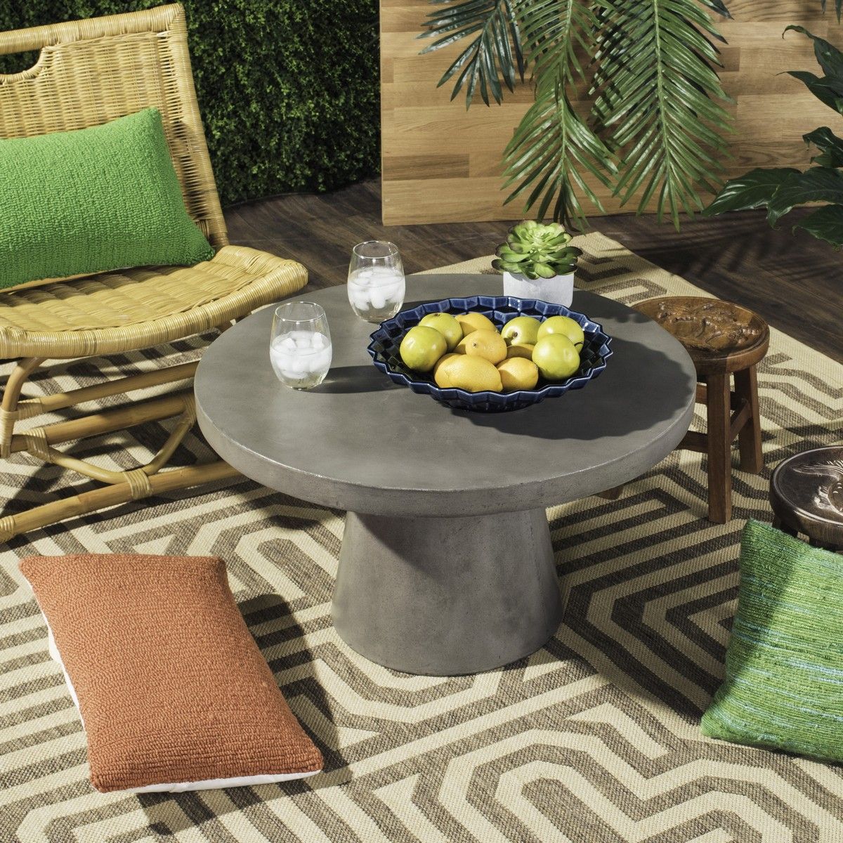 Vnn1014a Patio Tables – Furnituresafavieh Throughout Modern Outdoor Patio Coffee Tables (View 9 of 15)