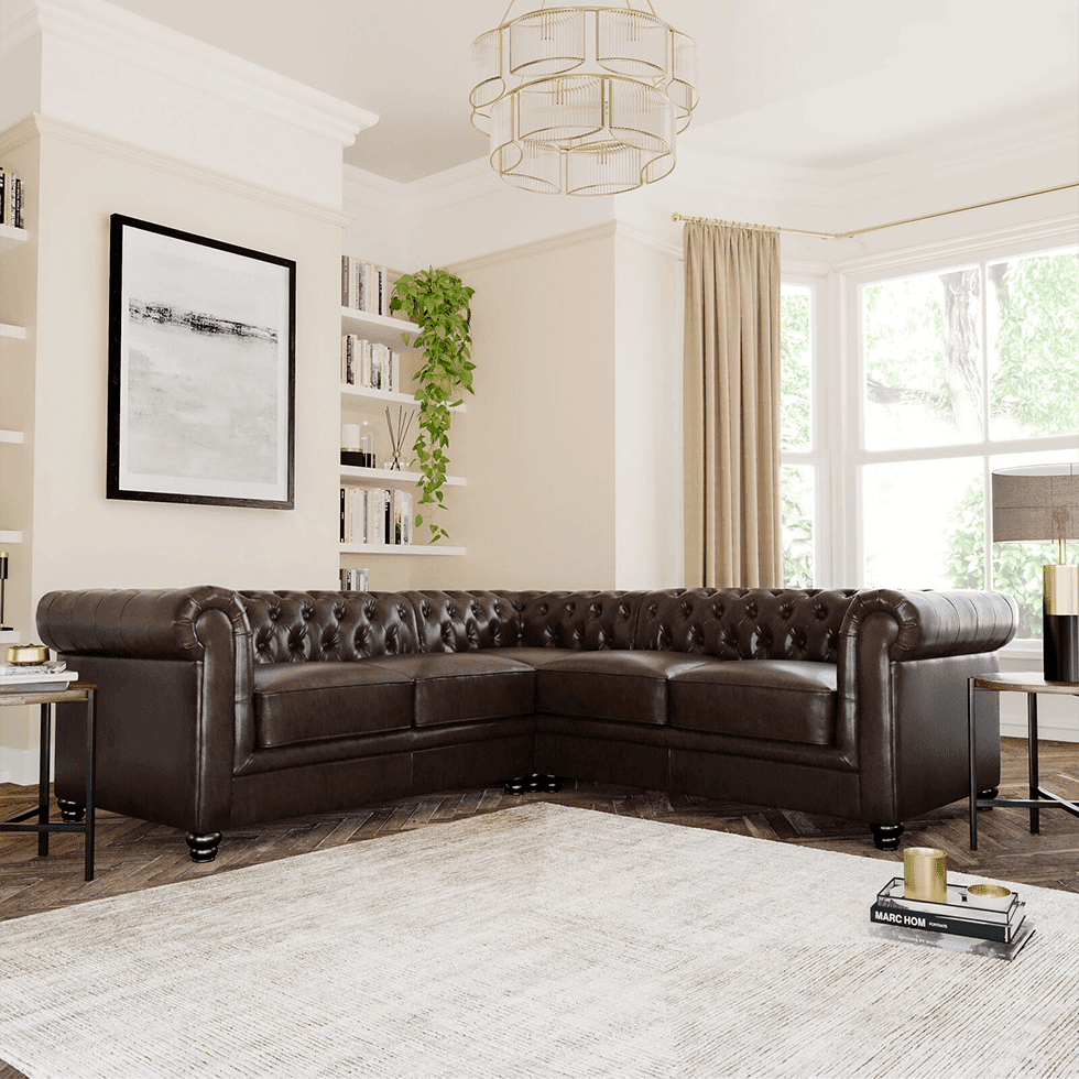 What Colours Go With A Brown Leather Sofa? | Inspiration | Furniture And  Choice Throughout Faux Leather Sofas In Chocolate Brown (View 8 of 15)