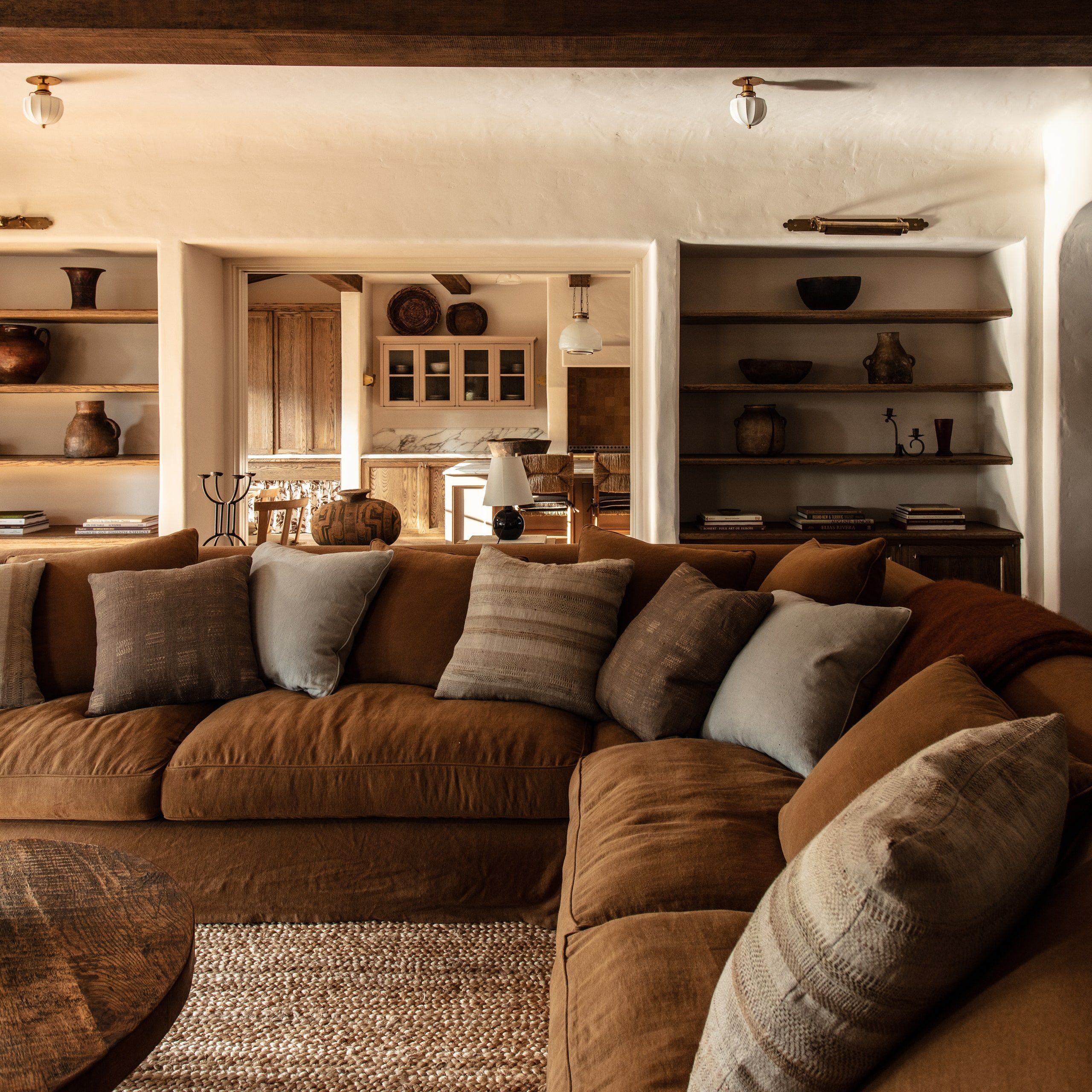 Why Brown Is The Home Decor Color Of 2022 | Vogue Within Sofas In Chocolate Brown (View 10 of 15)