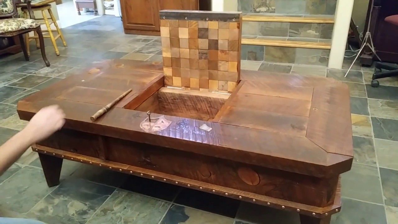 Wizard Coffee Table Has Hidden Compartments. With Coffee Tables With Hidden Compartments (Photo 11 of 15)