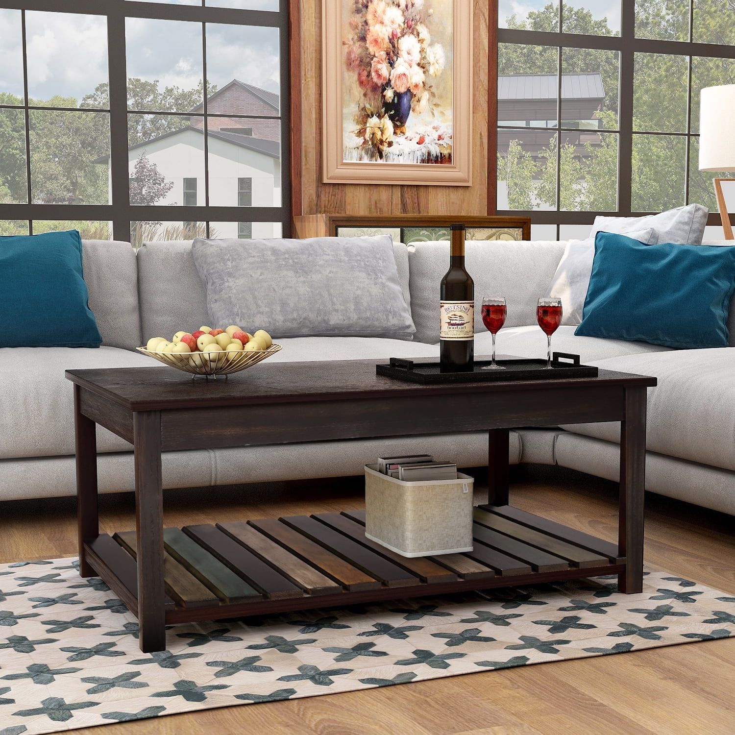Featured Photo of Top 15 of Simple Design Coffee Tables