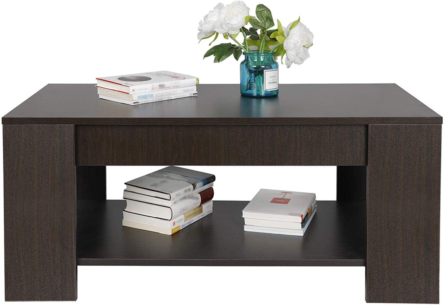Zenstyle Lift Top Coffee Table Hidden Storage Cabinet Compartment Long In Lift Top Coffee Tables With Hidden Storage Compartments (View 13 of 15)