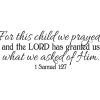 For This Child I Prayed Wall Art (Photo 12 of 20)