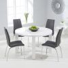 Oval White High Gloss Dining Tables (Photo 13 of 25)