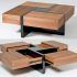 Modern Wooden X-design Coffee Tables