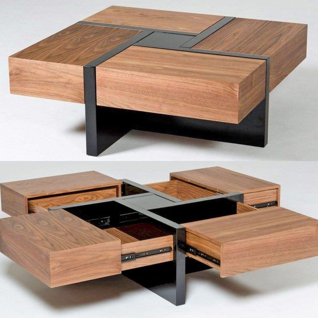 15 Photos Modern Wooden X-design Coffee Tables
