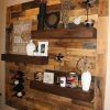 Wall Accents Made From Pallets (Photo 5 of 15)