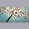 Cherry Blossom Oil Painting Modern Abstract Wall Art (Photo 9 of 20)