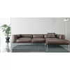 Matilda 100% Top Grain Leather Chaise Sectional Sofas (Photo 5 of 15)