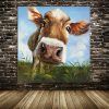 Cow Canvas Wall Art (Photo 3 of 25)