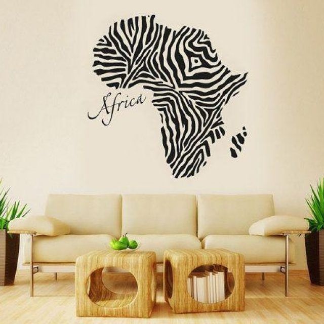 The 20 Best Collection of Africa Map Wall Art