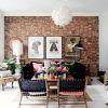 Exposed Brick Wall Accents (Photo 1 of 15)