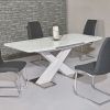 White Gloss Dining Tables 120Cm (Photo 8 of 25)