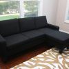 Wynne Contemporary Sectional Sofas Black (Photo 15 of 15)