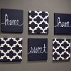 Black and White Fabric Wall Art (Photo 5 of 15)