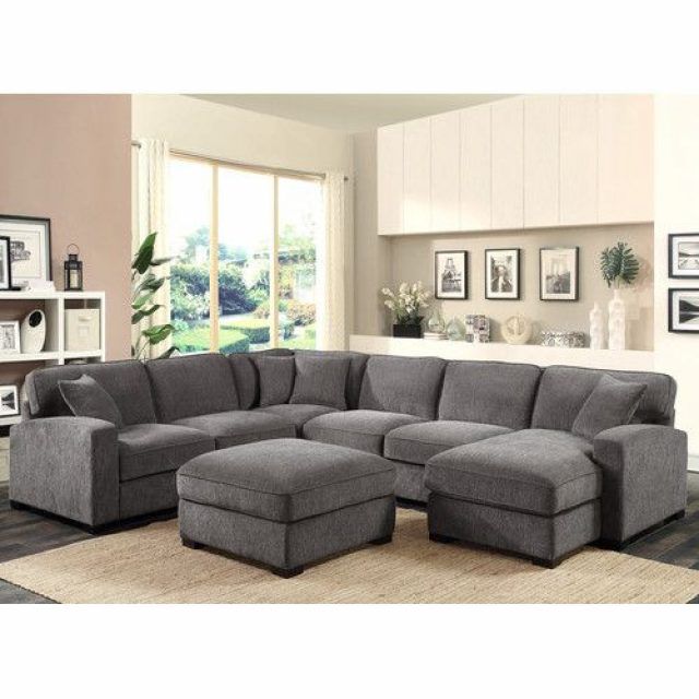 15 Best Riley Retro Mid-century Modern Fabric Upholstered Left Facing Chaise Sectional Sofas