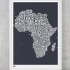 Africa Map Wall Art (Photo 15 of 20)