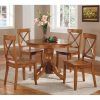 Candice Ii 5 Piece Round Dining Sets With Slat Back Side Chairs (Photo 4 of 25)