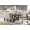 Candice Ii 7 Piece Extension Rectangular Dining Sets With Uph Side Chairs (Photo 7 of 25)
