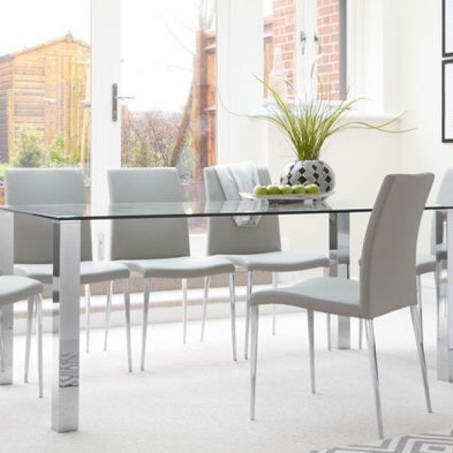 The 25 Best Collection of Glass and Chrome Dining Tables and Chairs