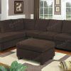 Chocolate Brown Sectional (Photo 4 of 15)