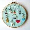 Embroidery Hoop Fabric Wall Art (Photo 14 of 15)