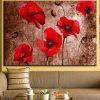 Red Poppy Canvas Wall Art (Photo 17 of 20)
