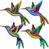 3d Metal Colorful Birds Sculptures (Photo 6 of 15)