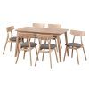 Laconia 7 Pieces Solid Wood Dining Sets (Set of 7) (Photo 16 of 25)