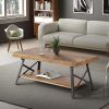 Rectangular Coffee Tables With Pedestal Bases (Photo 6 of 15)