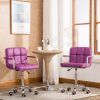Purple Faux Leather Dining Chairs (Photo 13 of 25)