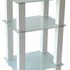 White Glass Tv Stands (Photo 16 of 20)