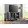57'' Tv Stands With Led Lights Modern Entertainment Center (Photo 2 of 15)