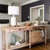 Asymmetrical Console Table-Book Stands (Photo 11 of 15)