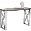 Parsons Concrete Top & Dark Steel Base 48X16 Console Tables (Photo 13 of 25)