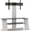 White Cantilever Tv Stand (Photo 11 of 25)