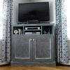2018 White Painted Tv Cabinets within Corona Mexican Pine Tv Unit, Post Makeover. Painted White And (Photo 6720 of 7825)